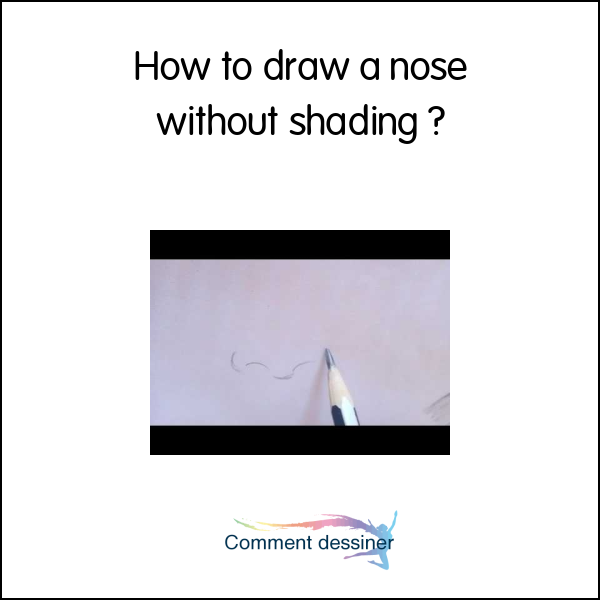How to draw a nose without shading